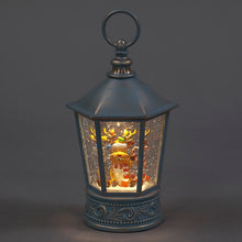 Battery Operated Water Lantern With Reindeer