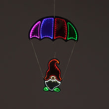 60cm Multi Infinity Hanging Parachute Gnome