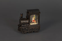 Battery Operated Water Filled Christmas Train Featuring Santa Scene (17cm)