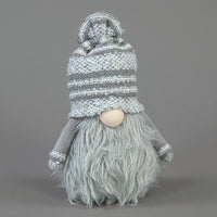 22cm Plush Grey Gonk Santa with Arms