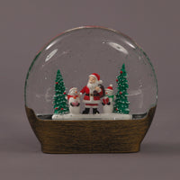 Christmas B/O 19cm Water Dome with Santa Snowmen & Trees