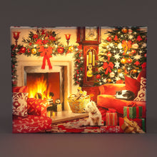 40x50cm Stretched LED Canvas Interior Remote Battery Operated Christmas Decoration