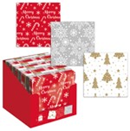 20 Christmas Party Napkins 33x33cm