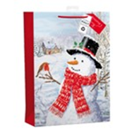 Snowman Medium Gift Bag