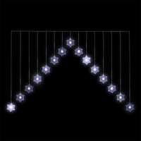 4ft Snowflake LED Chevron Light Curtain