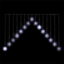 4ft Snowflake LED Chevron Light Curtain