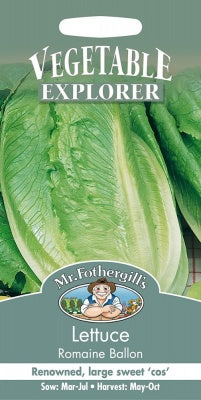 Mr Fothergills LETTUCE Romaine Ballon Seeds