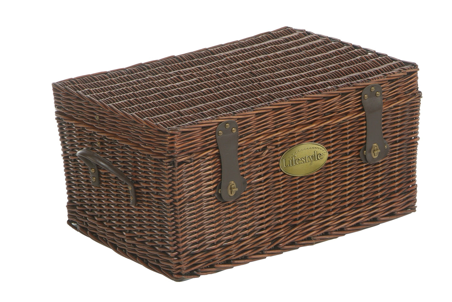 Lifestyle Family Sized Willow Picnic Hamper