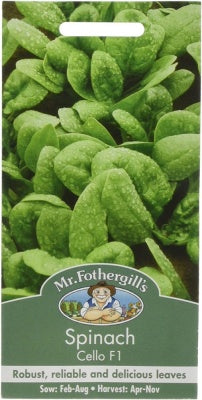Mr Fothergills Spinach Cello F1 Seeds