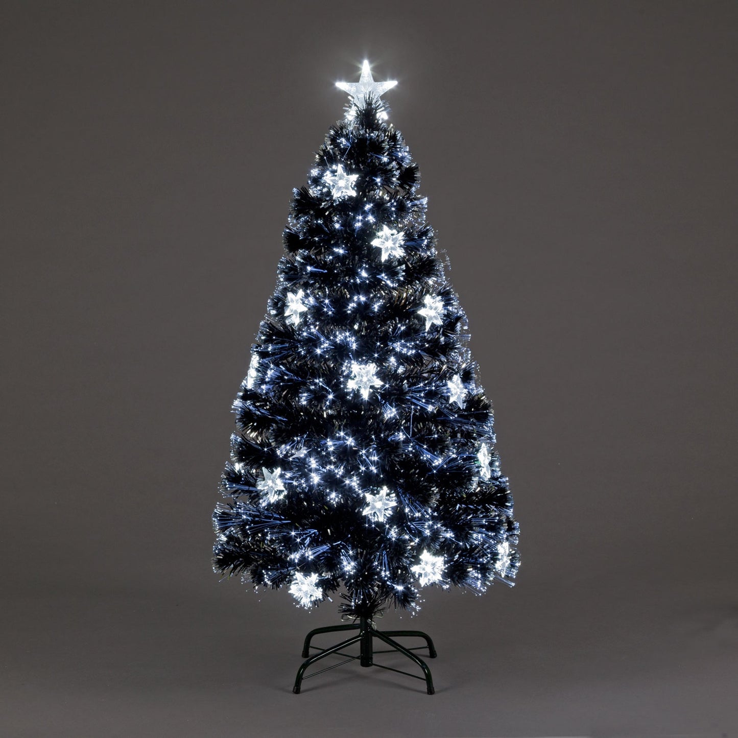 Fibre Optic 150cm Night Star Tree With 30 Stars LEDs