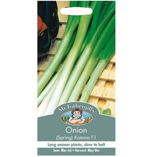 Mr Fothergills Onion (Spring) Katana F1 Seeds