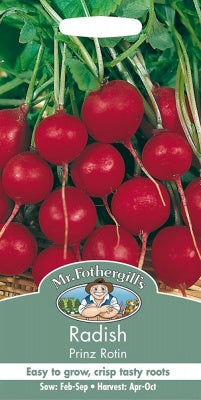 Mr Fothergills Radish Prinz Rotin Seeds