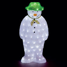 55cm Acrylic The Snowman w/100 Ice White LEDs/Outdoor Christmas Decoration
