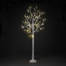 6ft Birch Tree with 80 Warm White LEDs