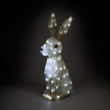 The Snowman Acrylic Hare With 80 Ice White LEDs 54cm