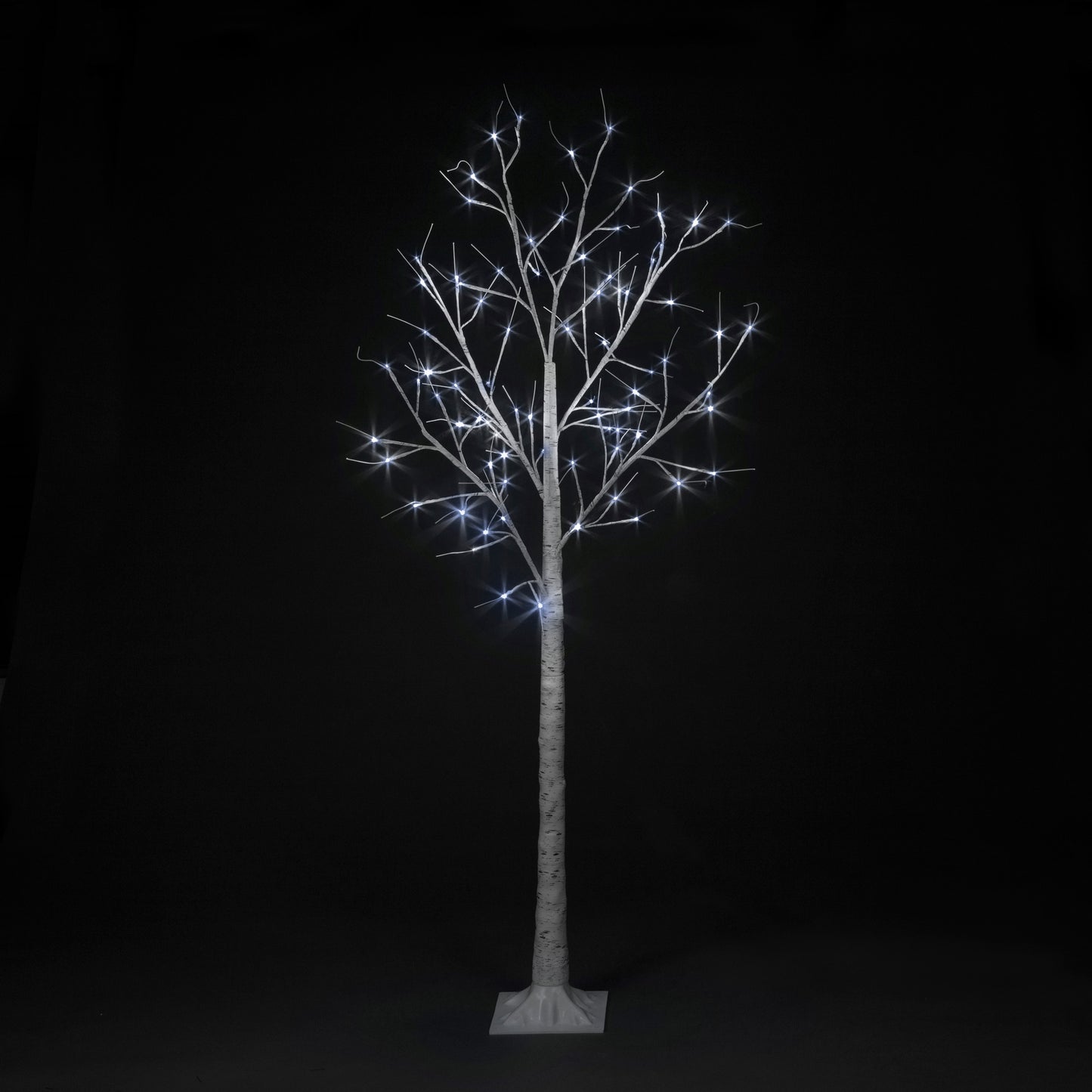 1.8m Birch Tree with Ice white LEDs