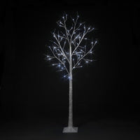 1.8m Birch Tree with Ice white LEDs