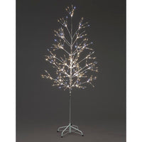 1.5m Silver Tree with Warm and Ice White LEDs