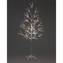1.5m Silver Tree with Warm and Ice White LEDs