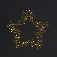 60cm Champagne Gold Star with LEDs
