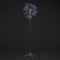1.8m Champagne Single Firework Tree with 96 Ice White LED