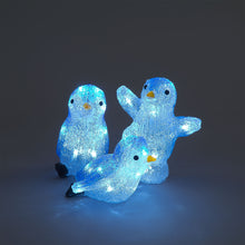 Set of 3 Acrylic Penguins