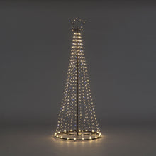 1.8m Maypole Tree With 560 Warm White Flashing Wire Lights