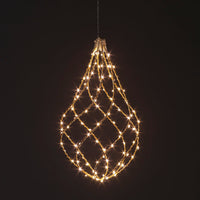 40cm Iron Water Drop w/112 LEDs /Waterfall Function Christmas Decoration