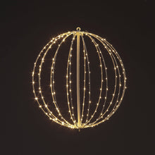 50cm Foldable Ball Light w/ 256 Warm White LED Christmas Decoration