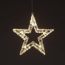 White Christmas Star with 960 Warm White LEDs (38cm)