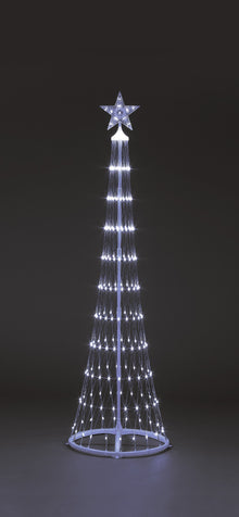 250cm Cone Tree  w/320 W LEDs 8 Functions Christmas Trees