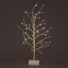 Battery Operated 60cm Micro Light Twig Tree w/48 Warm White LEDS Flashing Christmas Trees