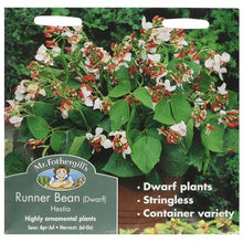 Mr Fothergills Runner Bean (Dwarf) Hestia Seeds