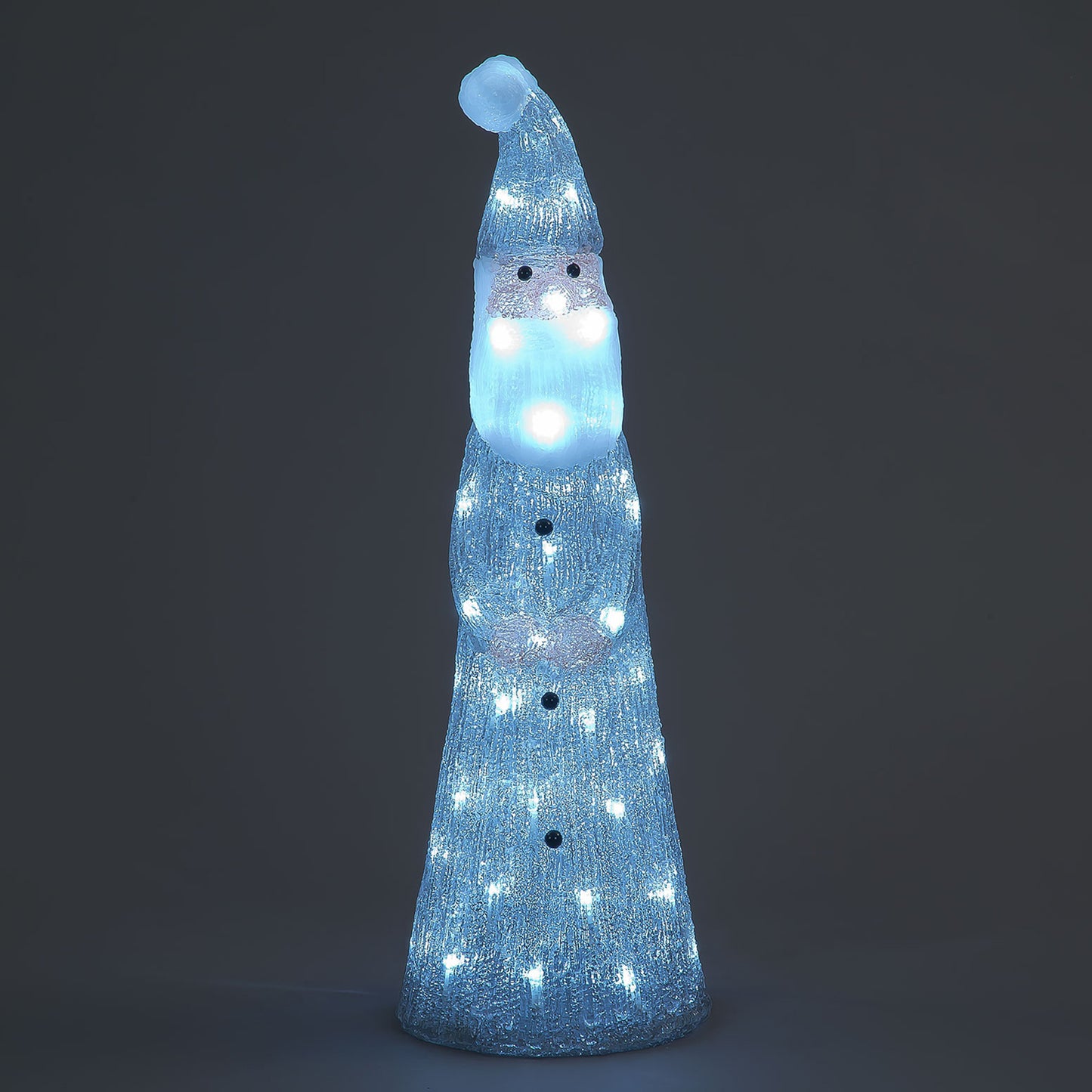 60cm Acrylic Santa with 50 White LEDs