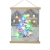 Battery Operated LED Hanging Canvas Christmas House 40cm x 47cm