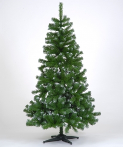 Slim Colorado Frosted Green Spruce Christmas Tree
